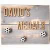 Personalised Wooden Medal Hanger for Kids