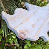 Beautiful Wooden Map of Cyprus