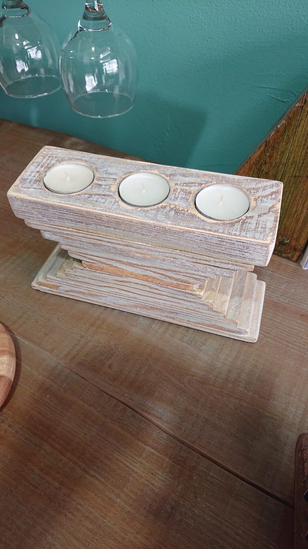 Unique stacked tealight candle holder - Image 8