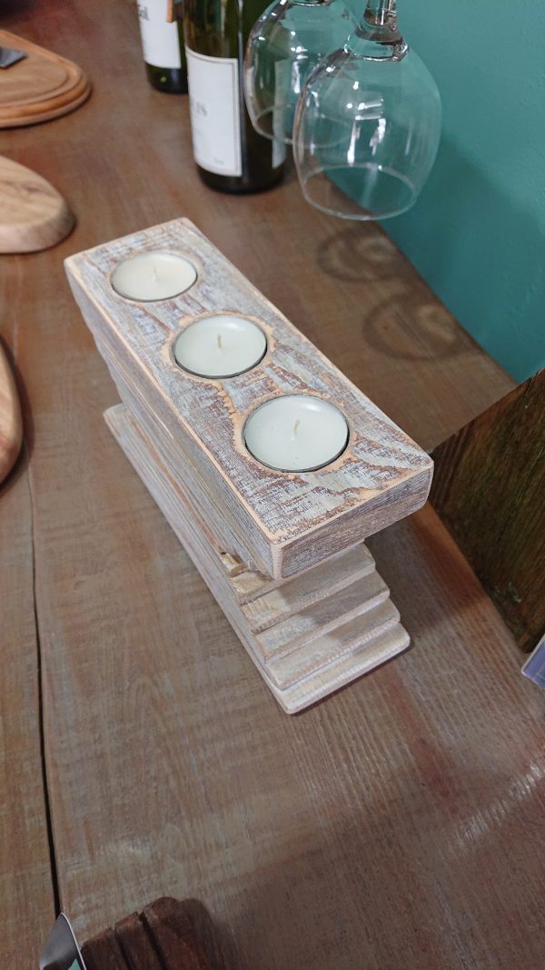 Unique stacked tealight candle holder - Image 5