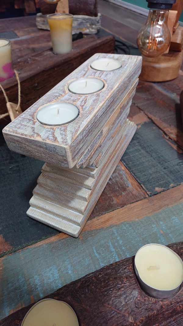 Unique stacked tealight candle holder - Image 6