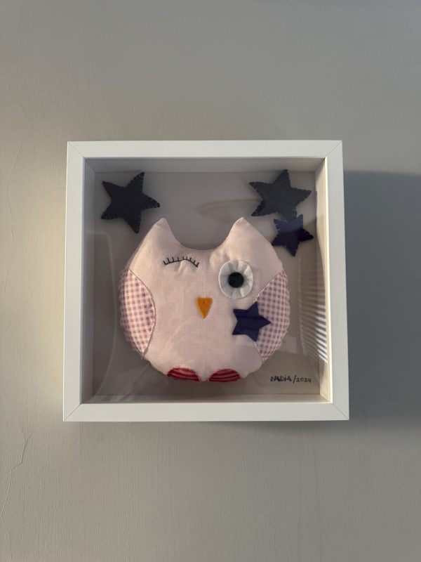 Cute Felt Owl Wall Art - Image 2