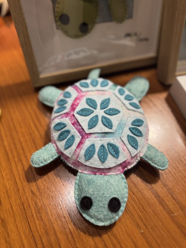 Adorable Felt Sea Turtle Plushie